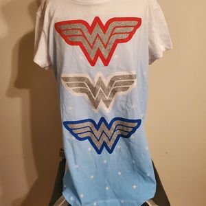 NWT Girls Wonder Woman Short Sleeve Shirt